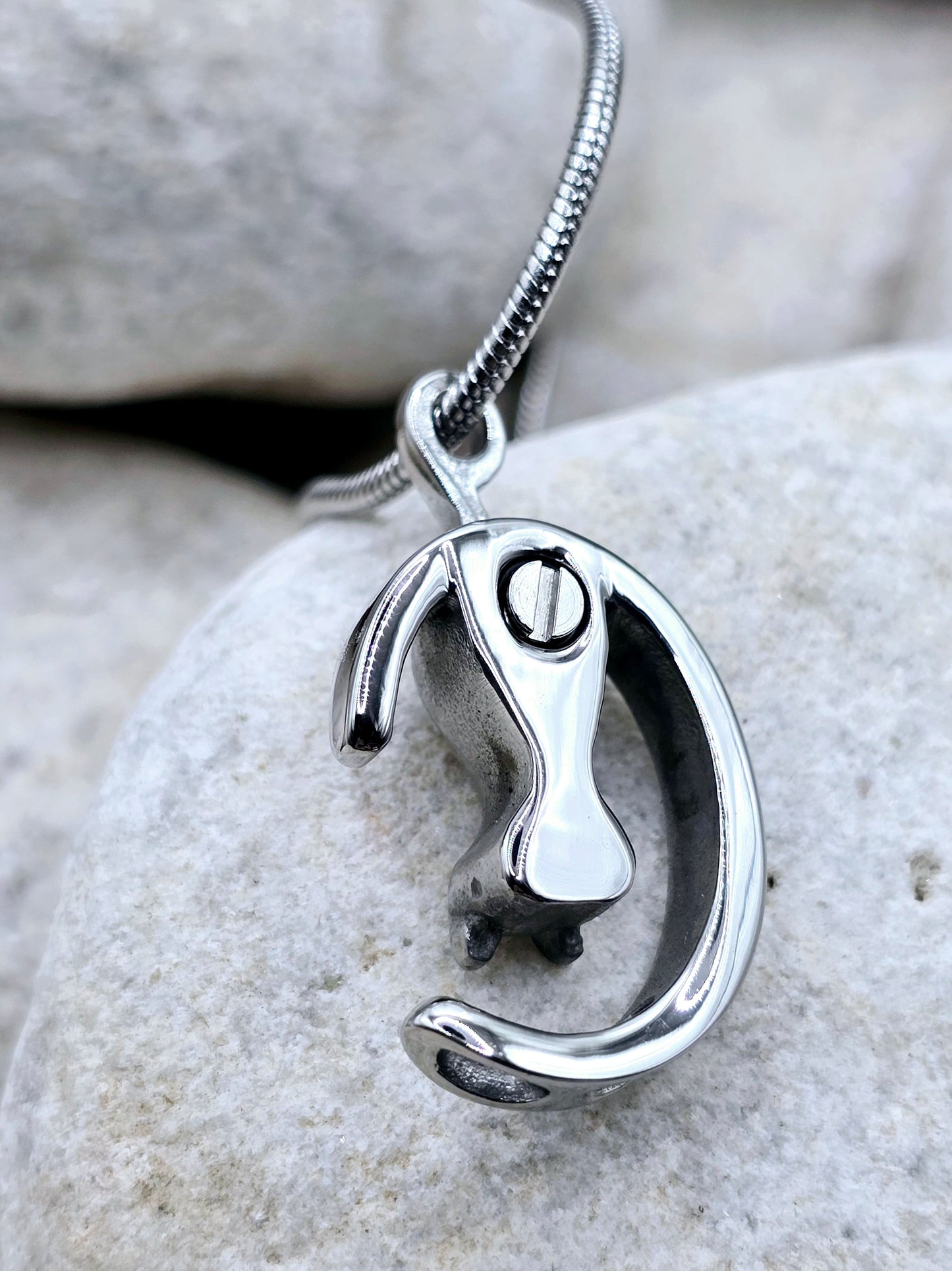 Cat urn necklace